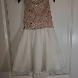 Girls Fitted Flare A-Line Dress